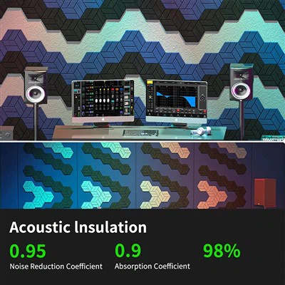 Akustisten seinäpaneelien polyesteri